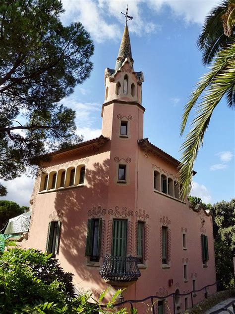 The Gaudí House Museum. Park Güell. | Gaudi, Park güell, Famous architects