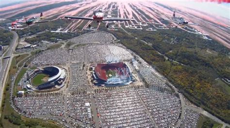 Amazing Arrowhead Stadium Flyover Raises Money for Breast Cancer Awareness | RTM - RightThisMinute