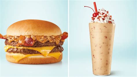 Sonic is launching a new peanut butter and bacon-flavored shake and burger