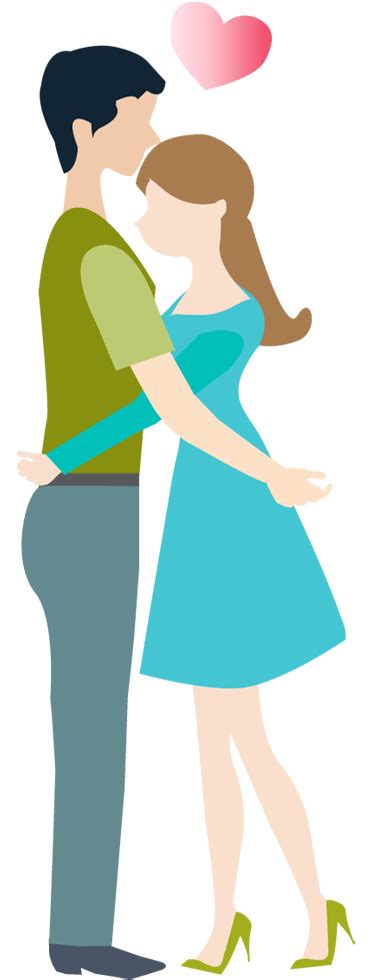 Hugging Cartoon Couple - ClipArt Best