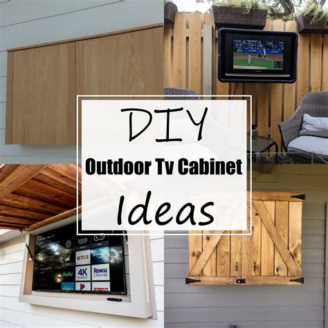 12 Best DIY Outdoor Tv Cabinet Ideas - All Sands