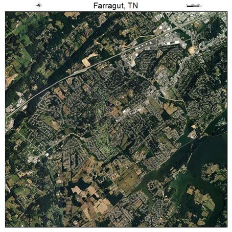 Aerial Photography Map of Farragut, TN Tennessee