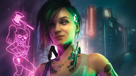 1920x1080 Resolution Neon Cyberpunk 2077 HD 1080P Laptop Full HD Wallpaper - Wallpapers Den