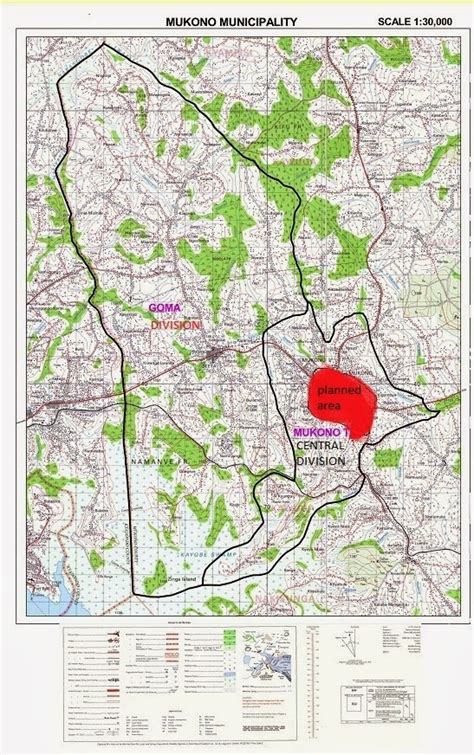 Map of Mukono Municipality: Mukono Municipality Map