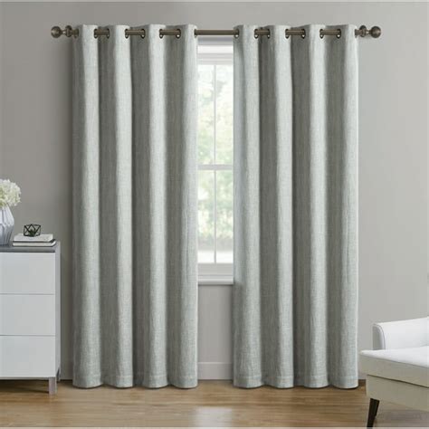 Better Homes & Gardens Woven Textured Blackout Single Curtain Panel ...