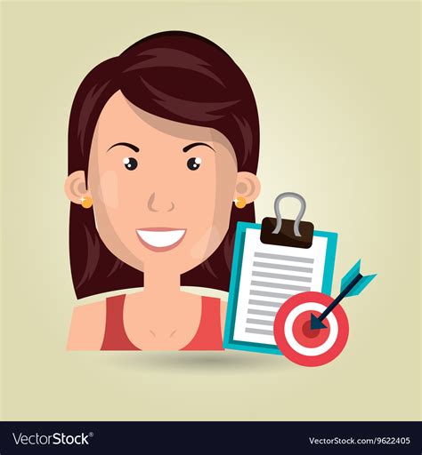 Business person isolated icon design Royalty Free Vector