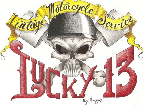 Lucky 13 Logo by ReDRuMKlown on DeviantArt