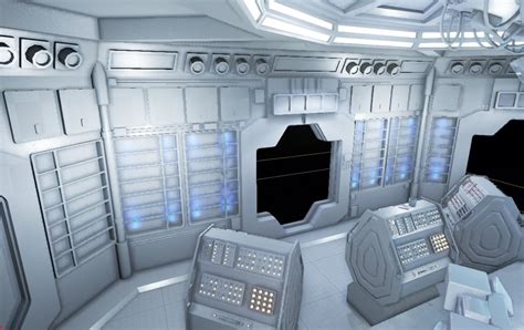 Nostromo Bridge from Alien 1979 — polycount