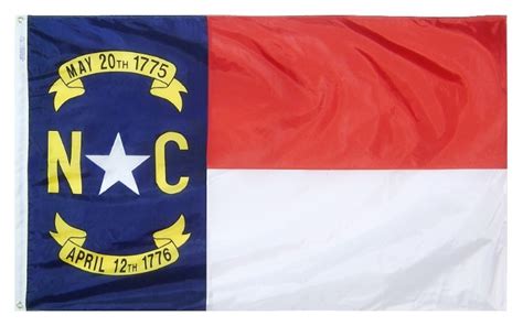 Buy 2 x 3' Nylon North Carolina Flag | Flag Store USA