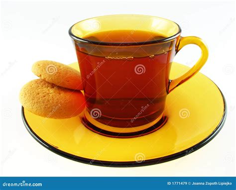 Cup Of Tea And Biscuits Royalty Free Stock Images - Image: 1771479