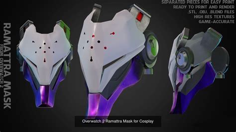 Overwatch 2 Ramattra Full Armor For Cosplay 3D Model Collection | CGTrader