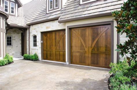 Beautiful Wood Garage Door | Carriage house garage doors, Wooden garage ...