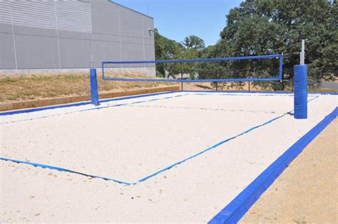 How To Construct A Volleyball Court | Volleyball court backyard, Beach volleyball court, Sand ...