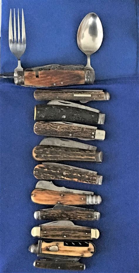 ANTIQUE / VINTAGE SHEFFIELD KNIVES WITH DEER HORN SCALES | Vintage pocket knives, Sheffield ...