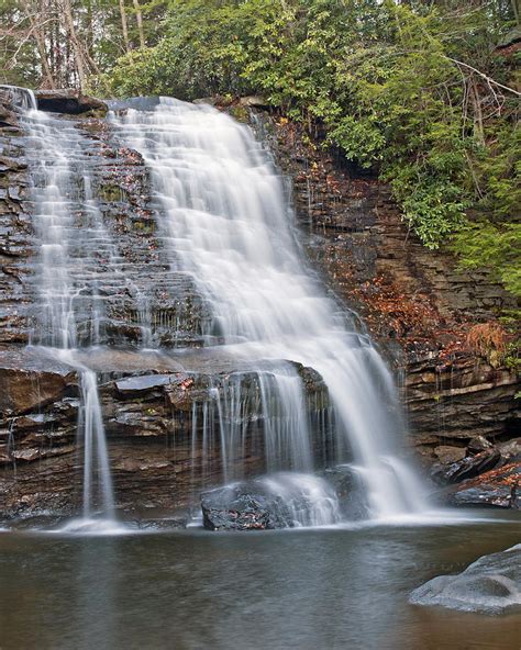 Muddy Creek Falls In Swallow Falls State Park Maryland Photograph by Brendan Reals