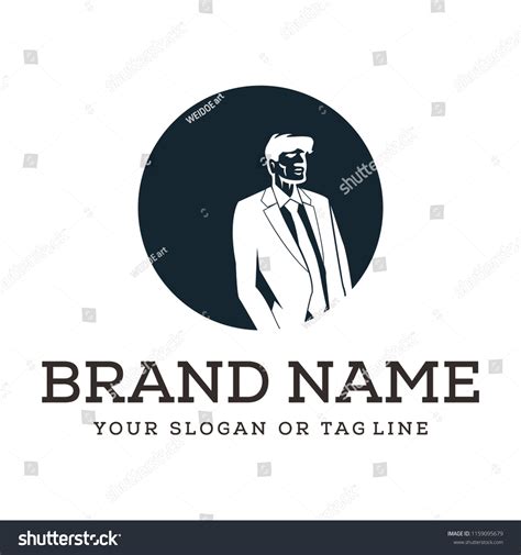 Creative Logo Design Businessman Concept Vector Stock Vector (Royalty Free) 1159095679 ...