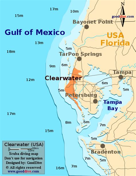 Where is Clearwater? - Clearwater Map - Map of Clearwater - TravelsMaps.Com