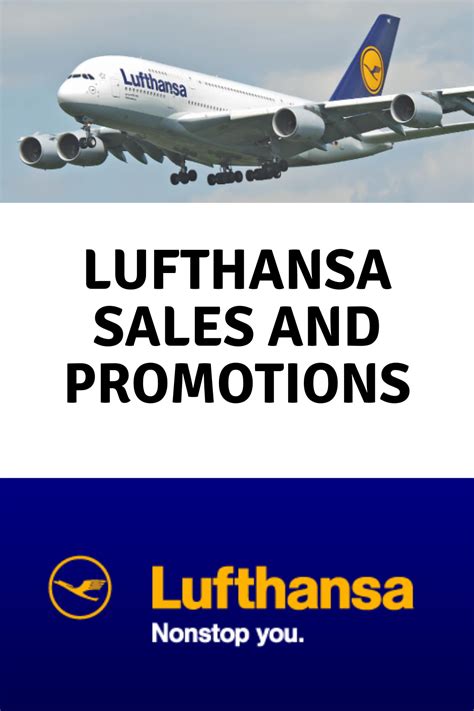 LUFTHANSA DEALS | Flight offers, Airline deals, Deal