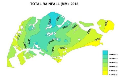 Rain map Singapore - Singapore rain map (Republic of Singapore)