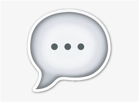 Speech Balloon - 💬 Emoji - Free Transparent PNG Download - PNGkey