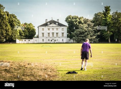 Marble Hill House in Marble Hill Park, Twickenham, London, UK Stock ...