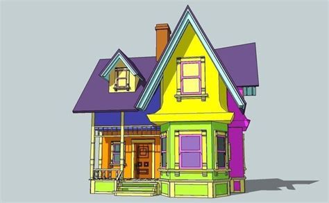 House from an Up animation movie | 3D model | Animation movie, Up ...