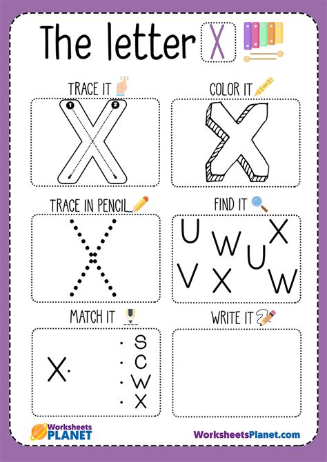 Free Printable Letter X Worksheets - Free Printable Templates