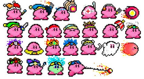 Kirby updated sprites | Pixel Art Maker