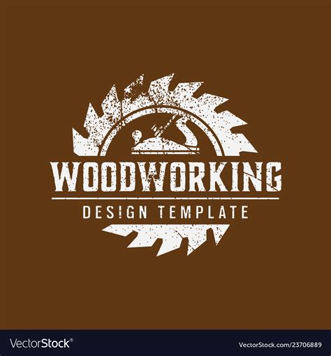 Woodworking Logo Template