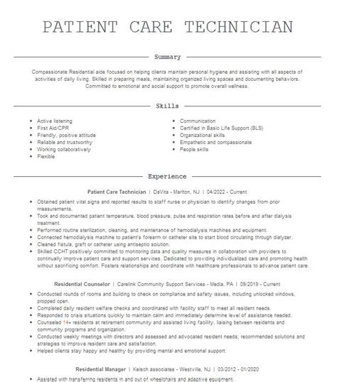 Ekg Technician Objectives | Resume Objective | LiveCareer