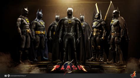 The Flash - Preview of the Batman Batsuit Collection by Hot Toys - The Toyark - News