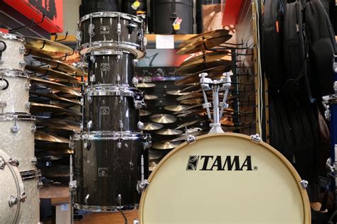 Tama Superstar Classic Drum Set in Midnight Gold Sparkle with Hardware