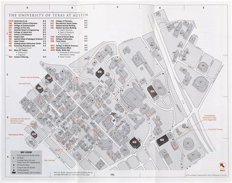 University Of Texas Campus Map - United States Map