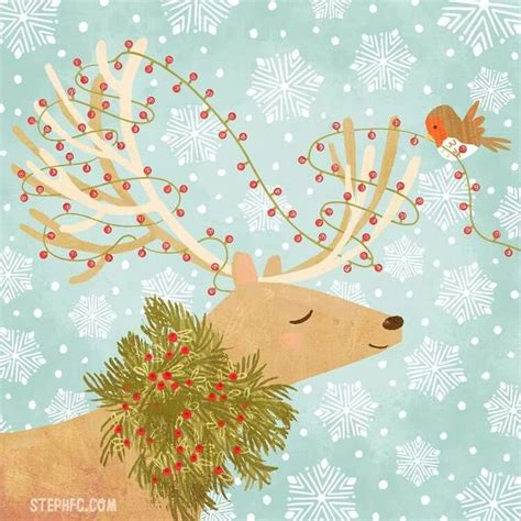 Reindeer | Merry, Cards, Merry christmas