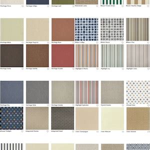 Sunbrella Fabric Samples Sunbrella Upholstery Collections 10 Fabric ...