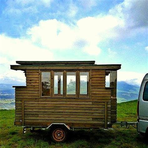 Tiny Japanese House On Wheels... Pop up roof Idea | Diy tiny house ...