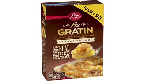 Betty Crocker Au Gratin Potatoes, Made with Real Cheese, 7.7 oz - BettyCrocker.com