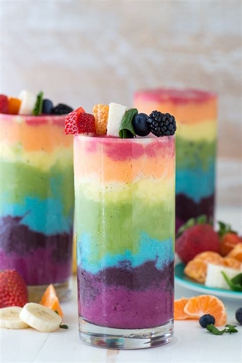 Rainbow Fruit Smoothie Is A Healthy Treat Everyone Will Love