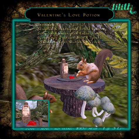 Second Life Marketplace - 50% OFF SALE - LIMITED TIME - LD Valentine's Love Potion Scene - With ...