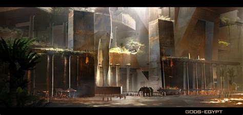 Gods of Egypt Concept Art by Gerhard Mozsi | Concept Art World