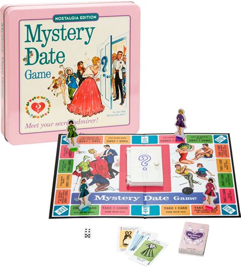 the mystery date game is in its pink box