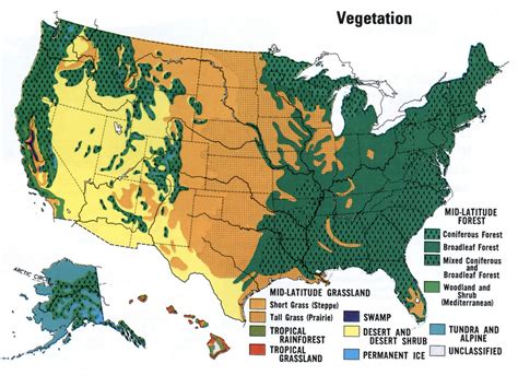 Vegetation of USA
