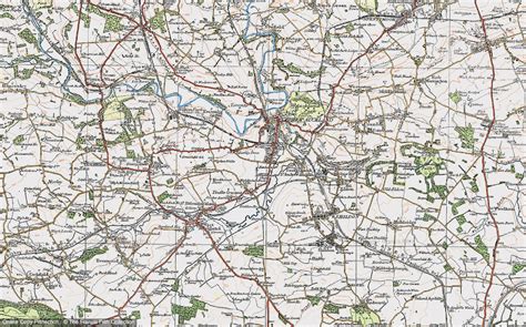 Historic Ordnance Survey Map of Bishop Auckland, 1925