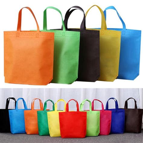 Foldable Shopping Bag, Reusable Eco Large Fabric Non-woven Shoulder Bags | Reusable shopping ...