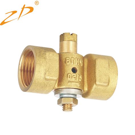 Brass Plug Valve Three Ways Lead-Free Hydraulic Pressure Relief Valve ...