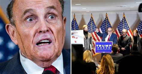 Hair Dye Streams Down Sweating Rudy Giuliani In Latest Press Conference ...