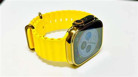 Gold Apple Watch Ultra 49mm Polished Titanium