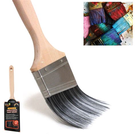 Paint Brush Angle 3 House Wall Home Interior Exterior Brushes Professional New - Walmart.com