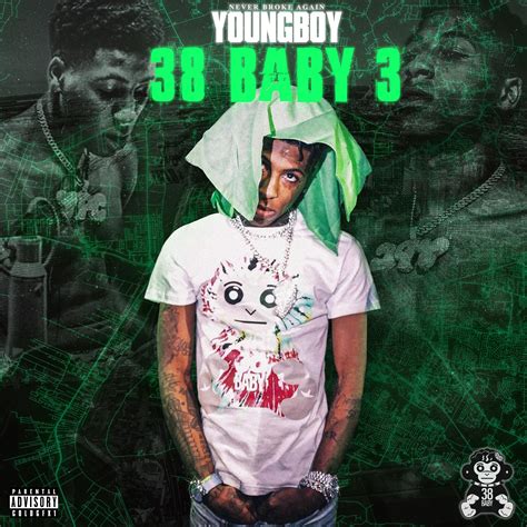 NBA YoungBoy - 38 Baby 3 💚 : r/freshalbumart