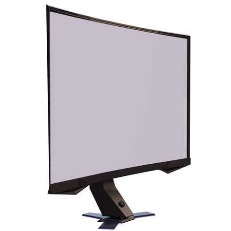 3d render gaming monitor with transparent background 47179659 PNG